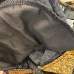 Vintage MSK Black Floral Brocade Beaded Hem Evening Cardigan Jacket XL Gold Photo 7