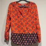 Boden floral print boho style blouse size 2 Photo 0