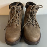 Blowfish Malibu Comet Earth Ankle Boots Brown Corduroy Lace Photo 0