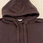 Chocolate Brown Oversized Hoodie Dres Size M Photo 2