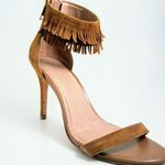 Joie  Women Alek Brown Fringe Sandals Heel 9.5 Photo 1