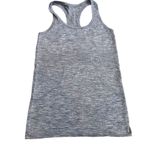 Lululemon Swiftly Tech Racerback Tank Size 4 Light Gray Marl Fitted Sporty Gym Photo 1