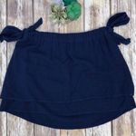 Splendid REVOLVE navy blue tiered side tie skirt Photo 2