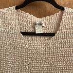 Nicola cream satin tank top size large Photo 5