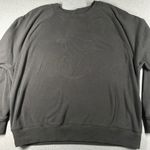 Victoria's Secret  Crew Neck Sweatshirt Womens Large Black VS Logo Embossed LS Photo 1