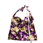 Victoria's Secret Tankini top Swimsuit halter Size 34D Floral Tie Dye Photo 6