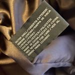 Jacqueline Ferrar brown 100% leather neck detail trench jacket size M Photo 8