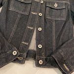 Guess  authentic original Jeans women small vintage denim black jacket 100 cotton Photo 1