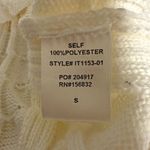 BiBi Contrast Cable Ruffle Sweater Tank Size XS Photo 7