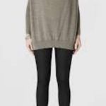 All Saints Khaki Green Sweater Rheia Jumper Tunic Top Small Photo 1