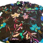 Stars Above  Women's Black Floral Simply Cool Short Sleeve Sleep Top - XS- NWT Photo 0