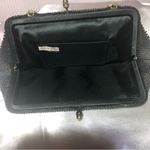 Antique vintage black beaded purse with chain handle. Photo 3