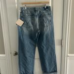 MOTHER The Dodger Skimp High Waist Cuffed Hem Wide Leg Jeans Size 28 Photo 4
