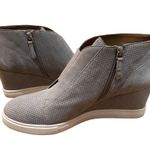Linea Paolo Linea Paola Felicia Wedge Suede Sneaker Bootie Grey Size 10 Photo 4