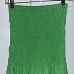 Paloma Wool Smocked Montoro Strapless Dress / Skirt Green Women’s Small S 4 Photo 6
