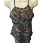 Laundry by Shelli Segal Women's Bohemian Chic Strappy High Neck Tankini Sz. S Photo 0