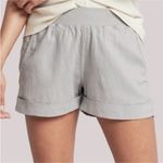 Faherty  Arlie Day Shorts Surplus Women's Gray Pull On Pockets Linen Blend Sz xs Photo 0