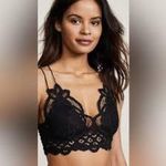 Free People Adella Bralette in black . NWT, size XL. Photo 1
