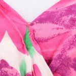 City Triangles Pink Floral Halter Dress Rockabilly 50s Pinup Belted Retro Size 5 Photo 3