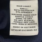 19 Cooper Midi Lined Dress Adjustable Straps NWT Navy Medium Photo 8