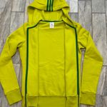 Adidas NEW women's size small neon green sweatshirt jacket w/Thumb Slots Photo 3