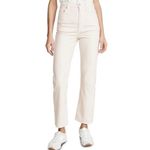 AGOLDE  Corduroy 90s Straight Leg‎ Pants Cream Size 25 Photo 1