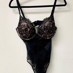 Wolford Belle Fleur Lace Forming Underwire Push Up Corset Bodysuit Black Women M Size M Photo 2