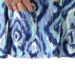 Lilly Pulitzer Mindy Shawl Collar Cardigan Blazer in Blue Swish Print, Size XS Photo 6