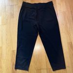 Athleta Brooklyn Mid Rise Ankle Pant Black 16 Stretch Preppy Work Travel Ribbed Photo 2