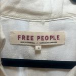 Free People Ariana Fringe Jacket Ivory / White Linen Blend Photo 1