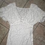 Free People  Sz XS LIBBY LACE MIDI DRESS IVORY EUC Photo 4