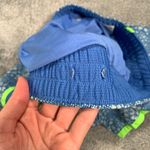 Nike  Blue and Neon Green Women's Athletic Shorts Photo 5