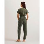 Ted Baker  Graciej High Waisted Belted Tapered Cargo Jumpsuit Size Small Photo 13