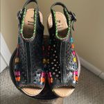 Artesian Pink and Black Platform Sandals Size 7 Photo 1