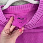 Aerie  pink oversized crewneck sweatshirt Photo 3