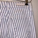 Costes Mila stripe high rise high skinny blue light striped jeans Size 25 Photo 6