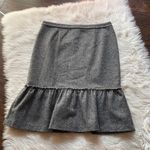 Halogen Ruffle-Hem Speckled Pencil Skirt Photo 2