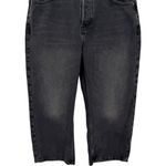 Free People  We The Free Deep Trance Dropped Boyfriend Barrel Jeans Black Size 30 Photo 8