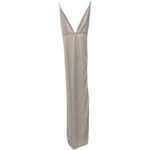 superdown REVOLVE X  Hailee High Slit Gold Slit Champagne Maxi Dress Size L NWT Photo 1