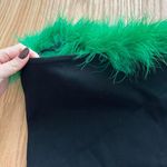 Tiger Mist Green Black Fluffy Tube Top Photo 1