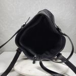 Coach Vintage  Legacy Tote Bag Black‎ Soft Leather Compartments Shoulder Straps Photo 5