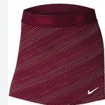 Nike Tennis Skirt Printed Burgundy with Shorts Attached Skort Large NWOT OOS Photo 0