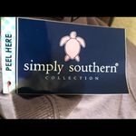 Simply Southern  Delaware LS Crewneck Tee Plum M Graphics Long Sleeve Crewneck Photo 4