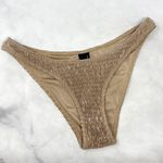 Triangl Swimwear Saria Ruched Cheeky Bikini Bottom Sand Nude Tan Swim Sexy XS Photo 1