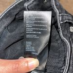 Free People  Womens Fringe Hem Solid Cotton Blend Skinny Jeans Black‎ Size 26 NWT Photo 9