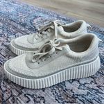 Dolce Vita Dolen Danae Sneakers Ivory Grey Sandstone Size 8.5 Platform Shoes Gray Photo 2