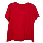 Quacker Factory  American Flag Sail Boat T-Shirt Red Size Small‎ Sequin July 4th Photo 1