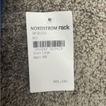 NWT Dai Moda Ruched Sleeveless Stretch Denim Sheath Dress | Size: Large Blue Photo 3