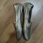 Cole Haan  8.5B Gold Pebbled Leather Penny  Loafers Comfort Shoes Photo 4