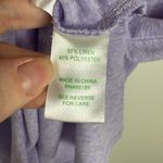 Lilly Pulitzer Womens Inara Top in Lilac Verbana Sz XS Linen Preppy Lightweight Photo 8